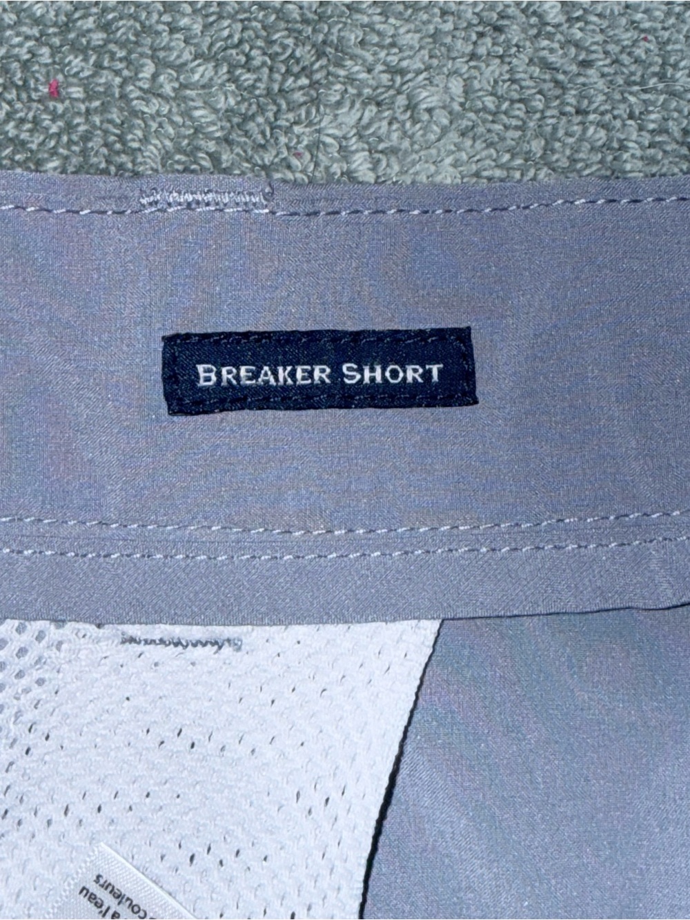 Vineyard Vines Performance Breaker Shorts Size 34 Gray Blue Tonal - Picture 6 of 6